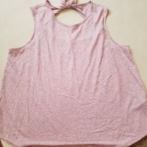 Tank top with back cut out